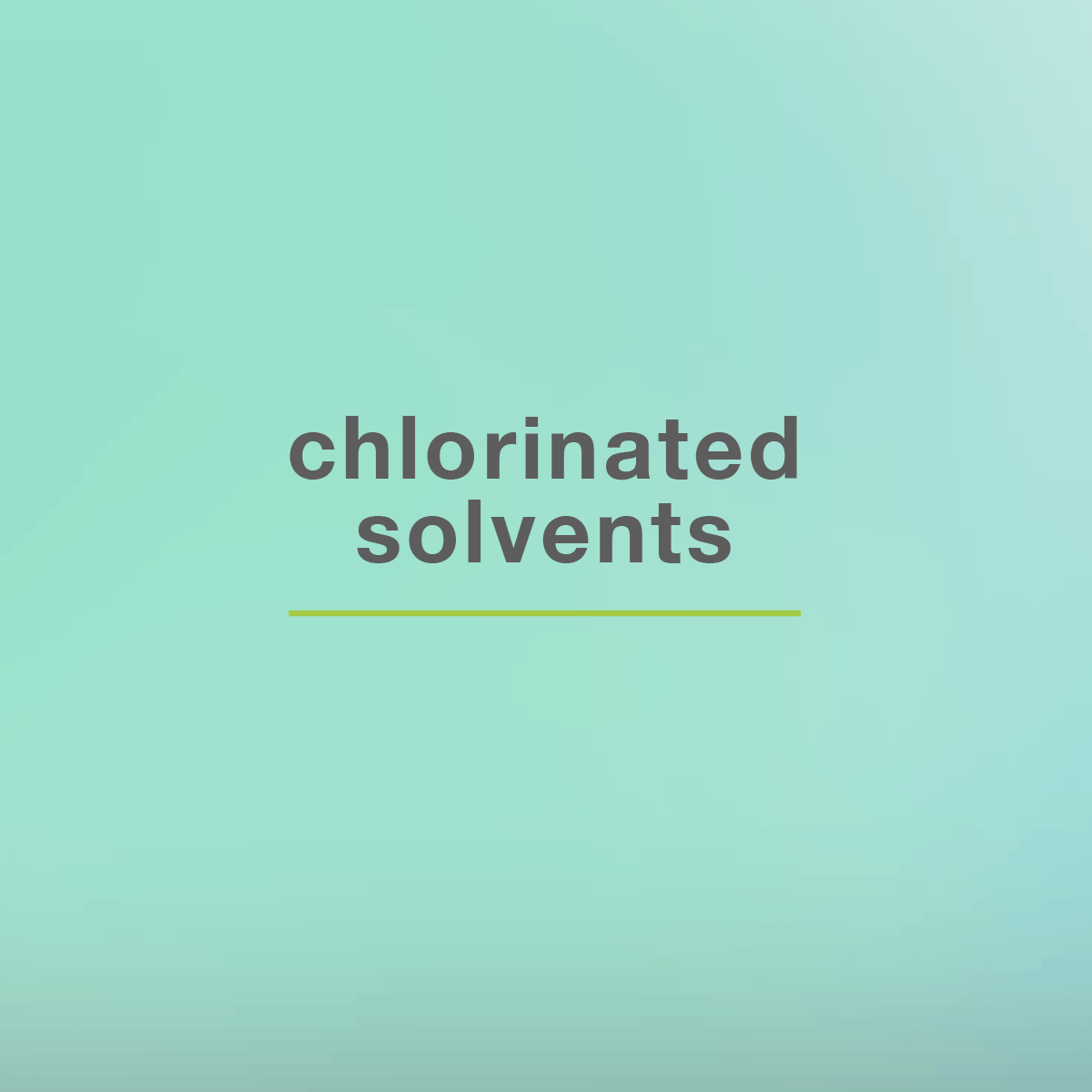 CHLORINATED SOLVENTS BioSEARCH Ambiente srl